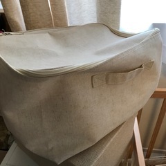 無印　ポリエステル麻　中サイズ　Lサイズセットの画像