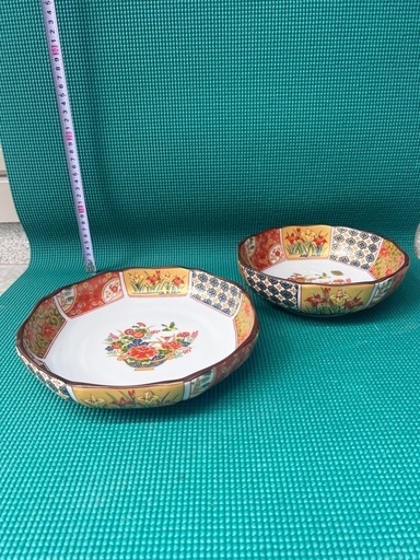 未使用】有田焼 仁祥窯皿2枚 (わん) 西京極の食器《和皿》の中古