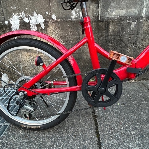 折畳み自転車 20インチ 軽量 素早く折畳可能 シマノ６段変速 