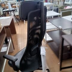 ★リユースのサカイつくば店★TK5862 IKEA ワークチェア ブラック H125×D63×W63 クリーニング済みの画像