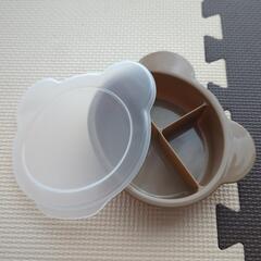 レンチンOK）蓋付き仕分け皿の画像