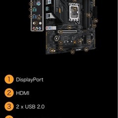 【新品未開封】ASUS TUF GAMING B760M-E D4 マザーボード Intel14世代CPU対応の画像