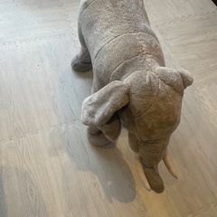 ゾウ 象 大型ぬいぐるみ 子供用イスの画像