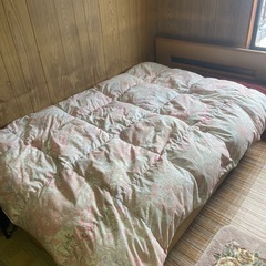 ベッド　マットレス　布団付き　セミダブルの画像