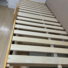 シングルベッド　フレームマットレスセットの画像
