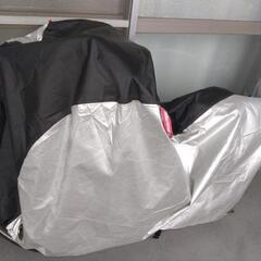 自転車＋自転車カバーの画像