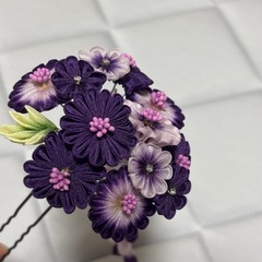 髪飾り　成人式　着物用の画像
