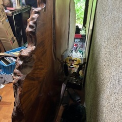 最高級 天然木 一枚板 衝立 しっかりした重厚感があるUsed・美品の画像