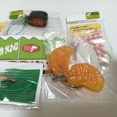 食品サンプル みかん クロワッサン お寿司 などまとめ7点の画像