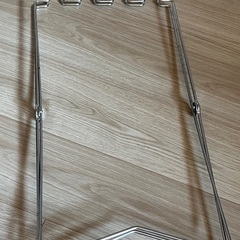 ゴミ袋スタンド ステンレス 折りたたみ式の画像