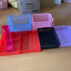 プラスチックケース　さまざまセット　整理整頓　収納　キッチン　リビング　洗面所他の画像