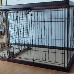 【犬用ケージ】トイレのしつけが出来る ドッグルームサークル ブラ...