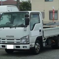 H26年 イスズ　エルフ 2t平 オートマ ETC 左電格ミラー...