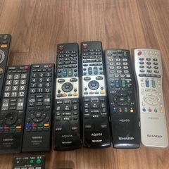 リモコン 22本まとめセット SONY TOSHIBA SHARP Panasonic 等々の画像