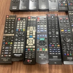 リモコン 22本まとめセット SONY TOSHIBA SHARP Panasonic 等々の画像