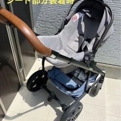 nuna　トラベルセット(ベビーカー+チャイルドシート)の画像