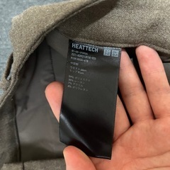 未使用品　UNIQLO ヒートテック　スマートパンツ　ダークブラウン　sサイズ？の画像