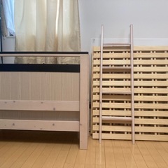 白木目　2段ベッドの画像