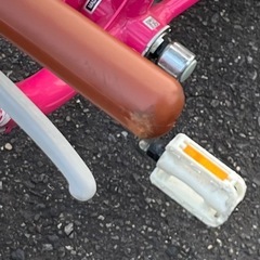 【受け渡し予定決まりました！】14インチ　子供用自転車(ピンク) 補助輪付きの画像