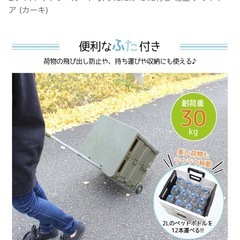 【お譲り先決定しました 】折り畳みキャリーカートの画像