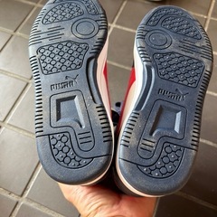 【値下可7/20まで】PUMA キッズ　ハイカットスニーカー　22.0cmの画像