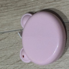 ピンク　クマ　メジャー　最大2mまで測定可能　使用回数数回の画像