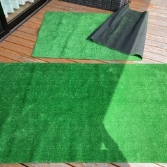 カインズ　人工芝　2枚組の画像