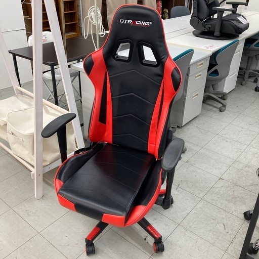ゲーミングチェア　※腰パッド、ヘッドパット欠品