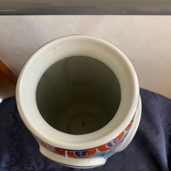 大きめ花瓶　和柄の画像