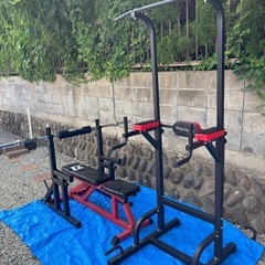 筋トレ用品一式セット　プレート約128kgの画像