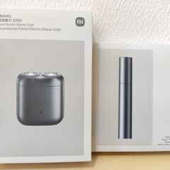 【Xiaomi】電動シェーバーと鼻毛カッターの画像