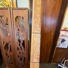 欄間と竹柱
の画像