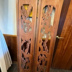 欄間と竹柱
の画像