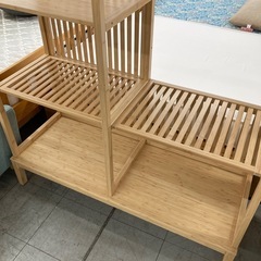 IKEA NORDKISA ノールドシーサ　ワードローブ　※スライド扉欠品の画像