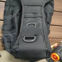 新品未使用　ブラックナイロンバックパック モールシステム15Lの画像