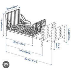 IKEAのベッド　お値下げします！　の画像