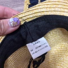 レディース　麦わら帽子の画像