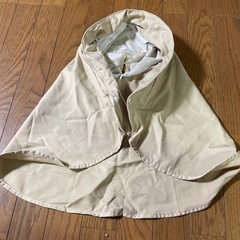 日よけ、日焼け防止効果抜群　帽子　　折りたたみ　ベリーロングツバ付き　ベージュの画像