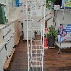 ★  スチールラック  ホワイト  棚  収納  (幅64cm )  北九州店舗店頭販売のみ  の画像