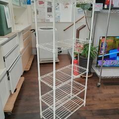 ★  スチールラック  ホワイト  棚  収納  (幅64cm )  北九州店舗店頭販売のみ  の画像