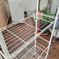 ★  スチールラック  ホワイト  棚  収納  (幅64cm )  北九州店舗店頭販売のみ  の画像