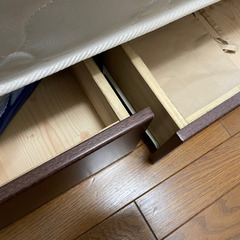 シングルベッド、マットレスの画像