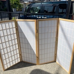 和風パーテーション　美品の画像