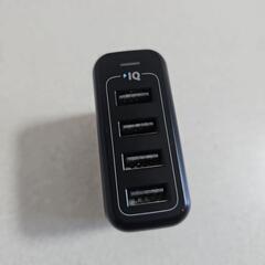 ANKER　PowerPort 4 (40W 4ポート USB急速充電器) 【PSE認証済 折りたたみ式プラグ搭載】の画像