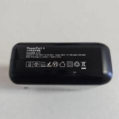ANKER　PowerPort 4 (40W 4ポート USB急速充電器) 【PSE認証済 折りたたみ式プラグ搭載】の画像