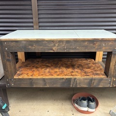 900自作水槽台