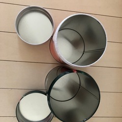 スタバ  ブリキ缶2個セットの画像