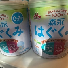 森永 はぐくみ 800g缶2つ