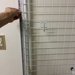 白 ワイヤーラックの画像