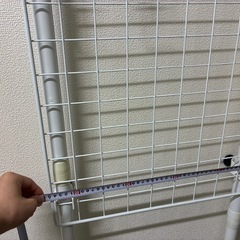 白 ワイヤーラックの画像